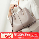 红蜻蜓包包女包牛皮单肩斜挎手提包送女友老婆妈妈老婆妈妈生日礼物