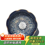 藏壶天下 曜变天目七彩孔雀盏小茶杯 油滴银斑银鱼功夫品茗陶瓷杯 莲花天目