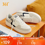361°运动男鞋秋冬季学生复古厚底增高小白休闲板鞋子男672426615-5