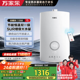 万家乐【安睡洗DS8(F)·节能恒温双一级】13升燃气热水器天然气水伺服降噪增容全景玻璃屏防冻以旧换新