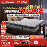 芝华仕5星床垫独立袋装弹簧静音家用乳胶席梦思软硬护脊厚垫明星垫D026 经典版-老款23cm厚-1.5*2M 优先发货（详询客服）