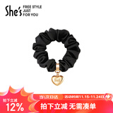 She's茜子心型职业发圈皮筋简约发绳时尚头饰生日礼物送女友