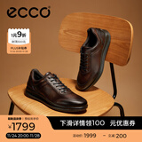 爱步（ECCO）商务皮鞋 男士休闲皮鞋男鞋牛皮鞋子正装鞋婚鞋 雅仕207124 可可棕20712401482 43