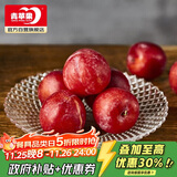 青苹果水晶光泽玻璃水果盘轻奢家用客厅会所婚庆装饰8.5英寸