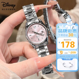 迪士尼（Disney）女款手表简约时尚ins风轻奢钢带腕表高级实用女士手表情人节礼物