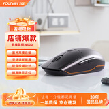 方正（Founder）无线双模鼠标 人体工学设计 2.4G无线蓝牙 光学鼠标 适用于笔记本台式一体机【黑色】 