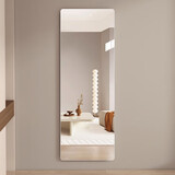 小匠材全身镜穿衣镜子贴柜门贴墙自粘家用宿舍隐形贴片高清试衣镜30*90