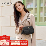 红谷女士包包斜挎包菱格链条包牛皮单肩包流苏小包 生日礼物送女友