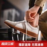 马登工装经典复古德训鞋男低帮休闲鞋潮流运动训练小白鞋平底男士板鞋 灰色 【通勤百搭/夏季阿甘男鞋】 41 (255mm) 男码