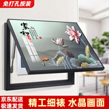 柳莺花燕免打孔电表箱装饰画现代简约客厅餐厅挂画电闸箱配电箱遮挡壁画 家和事兴 55X45遮挡45X35表箱 上掀款