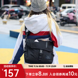 ACROSS邮差包男士斜挎包上班通勤包学生大容量单肩包旅行挎包女相机包包 黑色