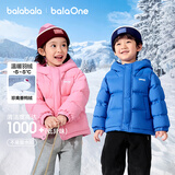 巴拉巴拉童装儿童羽绒服男童女童2025冬季宝宝外套亲子保暖加厚面包服大童