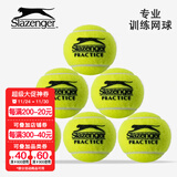史莱辛格（Slazenger）比赛网球黄铁罐装温布尔顿专业比赛用球筒装训练球3粒4粒豹子球 史莱辛格无压训练球10个散装