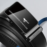 七匹狼男士牛皮腰带时尚简约自动扣皮带生日礼物送男友老公送爸爸