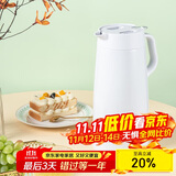 虎牌（TIGER）保温壶 304不锈钢时尚保温/保冷壶PWO-A20C-W 白色 2L