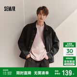 森马（Semir）牛仔外套男25秋复古水洗轻工装夹克小宽松上衣中性款109125108113