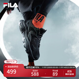 FILA斐乐男鞋男子跑鞋MARS II火星二代复古运动鞋减震男鞋 黑-BK 42.5