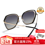 海俪恩墨镜太阳镜男女偏光防紫外线开车防晒遮阳大框显瘦眼镜N6621N26P