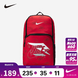 NIKE3BRAND 耐克包包男童满印上学双肩包儿童大容量舒适书包