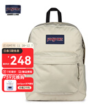 JANSPORT杰斯伯双肩包女学生旅行包26L旅行轻便透气书包男背包 4QUTDH8奶漾-侧边袋