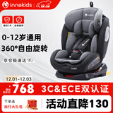 innokids儿童安全座椅汽车用ISOFIX接口 0-4-12岁婴儿宝宝新生儿可躺YC06