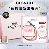 蔻驰（COACH）纽约女士淡香水90ml礼盒节日生日礼物白玫瑰送女生持久香氛大牌