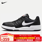 耐克男子休闲鞋 FULL FORCE LO运动鞋FB1362-001黑白 43