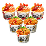 阿宽土豆泥泥拌面方便面速食泡面693g（孜然3桶+番茄味3桶）免煮