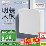 德力西(DELIXI)明装开关插座面板 CD158系列 一开单控开关