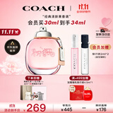 蔻驰（COACH）纽约女士淡香水30ml刘宇同款节日生日礼物礼品送女友香氛大牌香水