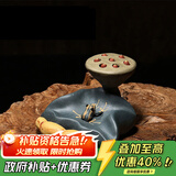 藏壶天下宜兴紫砂盖托茶宠纯手工摆件茶具配件青蛙莲子可养茶桌茶玩小摆件
