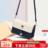 蔻一（Cnoles）斜挎包包女士牛皮单肩高端通勤小方包生日礼物送女友老婆