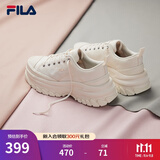 斐乐（FILA）女鞋帆布鞋LAVA胖胖底厚高底增鞋板鞋帆布鞋休闲鞋 奶白-GD 40