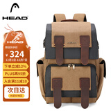海德（HEAD）双肩包男女15.6英寸笔记本电脑包酷帅书包大容量防泼水骑行背包