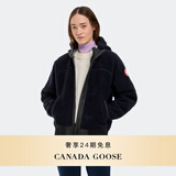 加拿大鹅（Canada Goose）Simcoe 女士羊羔绒连帽衫羊毛抓绒夹克大鹅外套 7016W  63 蔚洋蓝 M