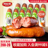 波尼亚（BERNIA）猪腱子肉烤肠  果木香风味烤肠 早餐即食香肠火腿肠猪肉肠100g 【老客优选】蒜味100g*10