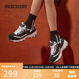 斯凯奇（Skechers）女鞋秋季厚底老爹鞋百搭熊猫鞋软底舒适外穿休闲运动鞋11959