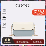 COOGI女士包包女包轻奢品牌单肩包女斜挎包情人节生日礼物女送老婆女友 绿色京仓直发