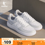 乔丹男鞋板鞋运动鞋皮革面空军一号休闲百搭厚底增高小白鞋