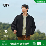 森马（Semir）夹克男冬抗静电外套摇粒绒情侣上衣109724108203