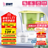 倍世（BWT）甜镁净水壶滤水壶净水器家用 欧洲镁离子滤芯 益家4.2L大容量 过滤水壶 厨房客厅通用 多功能新款 【去水垢-加强版】1壶4芯