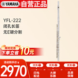 雅马哈（YAMAHA）YFL-222闭孔长笛16键初学者长笛C调长笛 YFL-222 【无E键分割】
