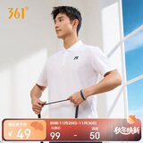 361°短袖男士t恤夏季运动服速干衣跑步健身上衣polo衫652424122H-1