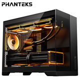 追风者追风者XT V3小清风MATX黑海景房钢化玻璃台式电脑桌面小机箱(360水冷位/7风扇位Type-C 20Gb) 