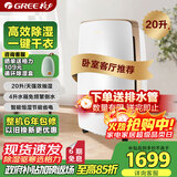 格力（GREE）【热销10年爆款】除湿机抽湿机家用20升/天卧室除潮防霉除湿器干燥器干衣机智能控湿24h定时DH20EH