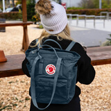 FJALLRAVEN北极狐单双肩背包休闲手提包男女款书包23710-560暗海蓝14L七夕