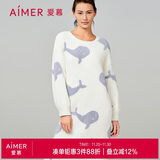 爱慕内衣秋冬半边绒套头睡裙睡衣女家居服绵绵冬季AM449211160