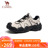 骆驼（CAMEL）【云山】户外秋季徒步登山休闲丑萌鞋情侣 G15S076104 米白/黑 42