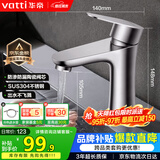 华帝（VATTI）面盆水龙头冷热 304不锈钢浴室水龙头 洗脸盆洗手盆水龙头 041012