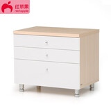 红苹果（RED APPLE）家具卧室轻奢家用简易床头柜小户型小储物收纳柜R632-20/R633-20 R633-20橡木/白